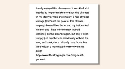 Liver Cleanse Feedback