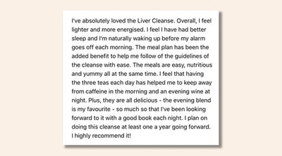 Liver Cleanse Feedback